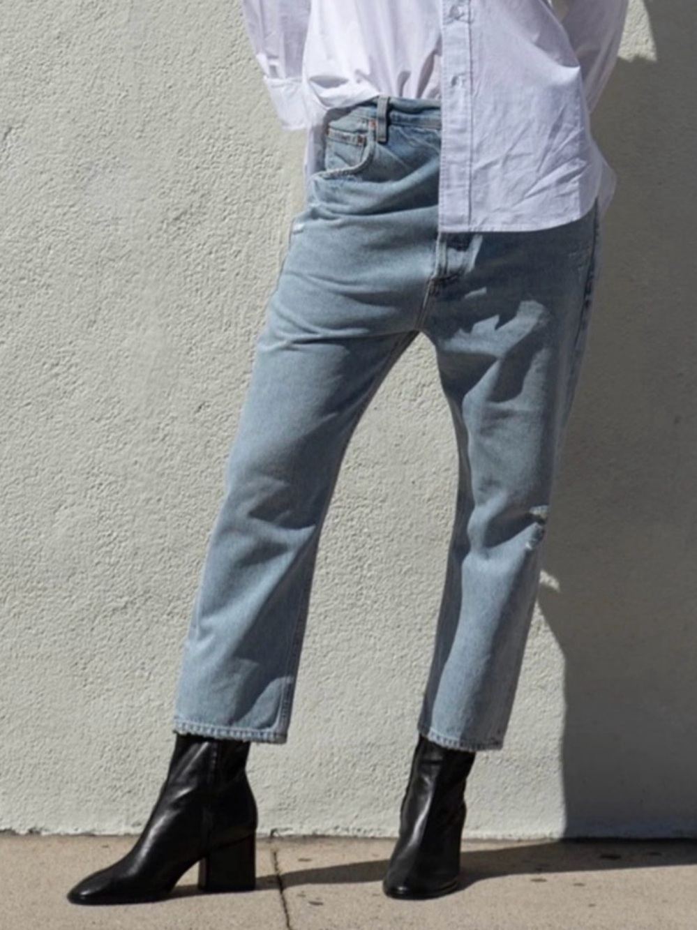 Citizens Of Humanity Light Blue Boyfriend Jeans